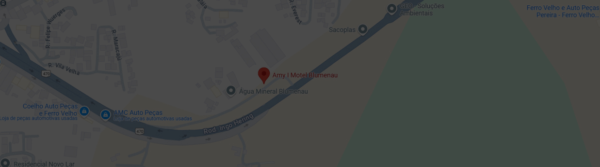 mapa de Localização do motel