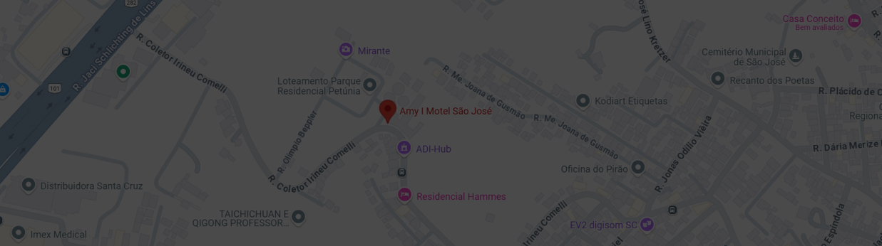 mapa de Localização do motel